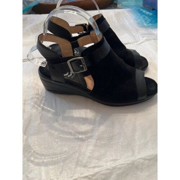 Gravity Defyer Women's Sandals VersoShock Technology Pain Relief Black Size 8M - Picture 2 of 5